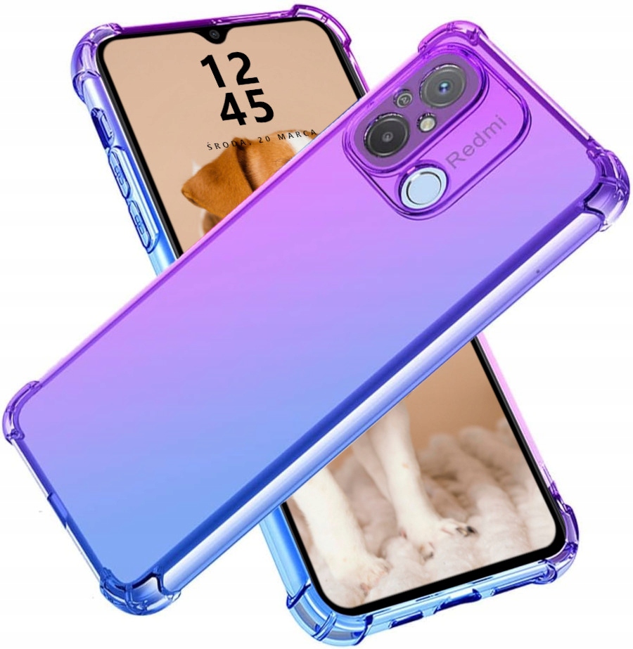 

Case Etui Mieniące 2x Szkło Do Redmi 12C