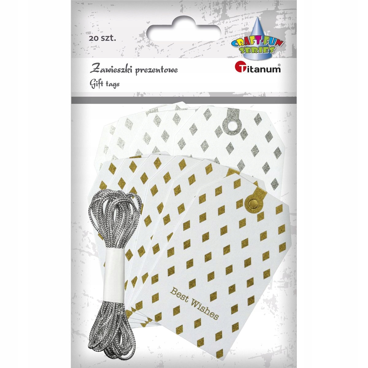 

Zawieszki Do Prezentów 20SZT Świąteczne Titanum