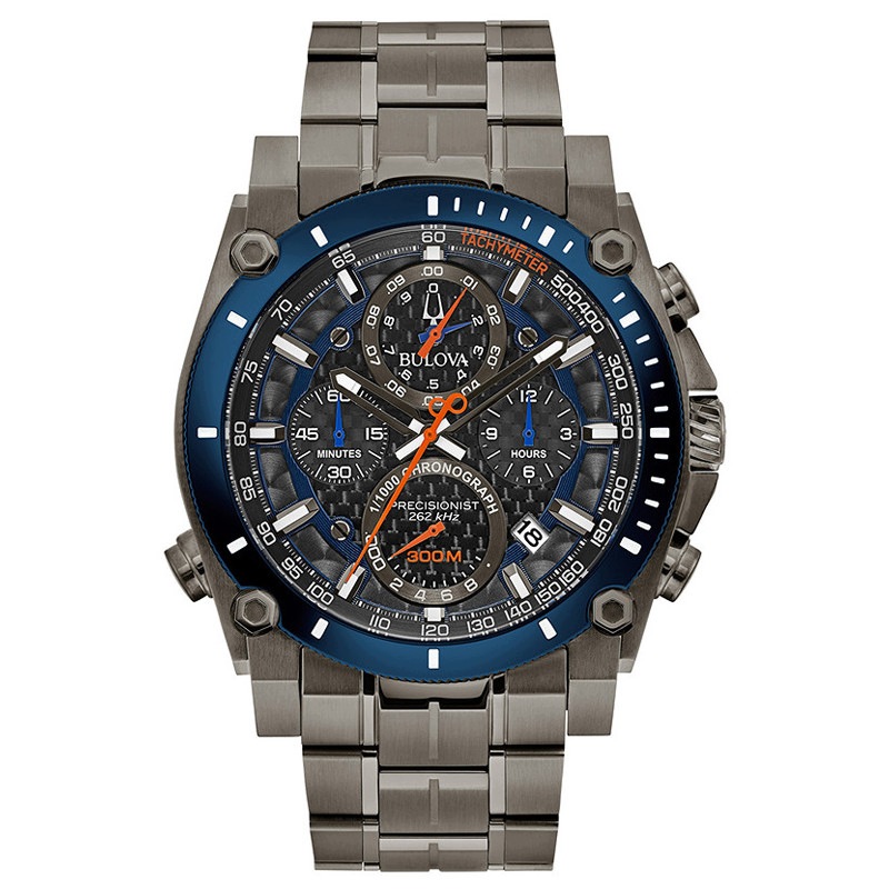 Pánské Hodinky Bulova 98B343 šedé