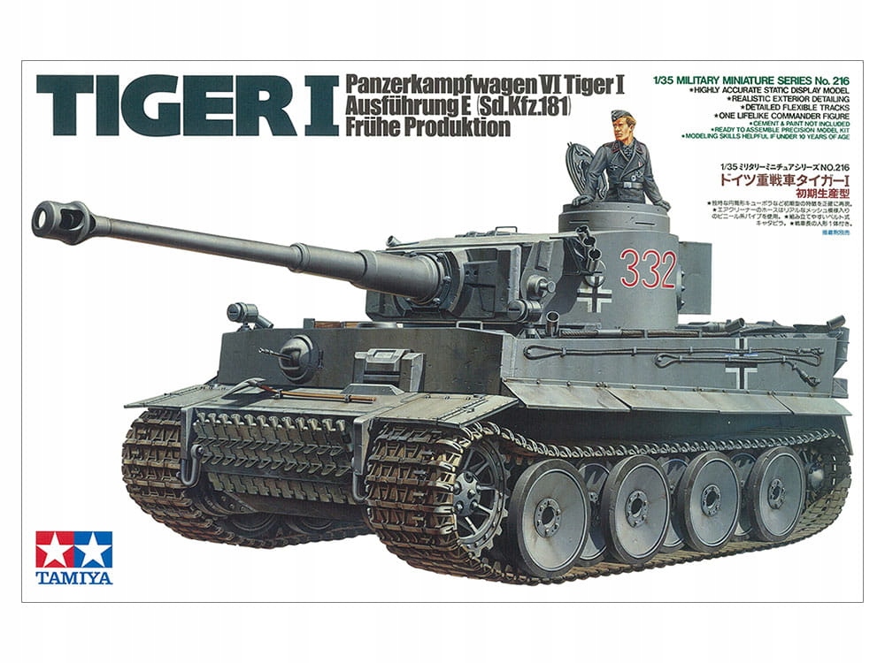 Německý Tiger 1 (předběžná výroba) 1:35 Tamiya 35216