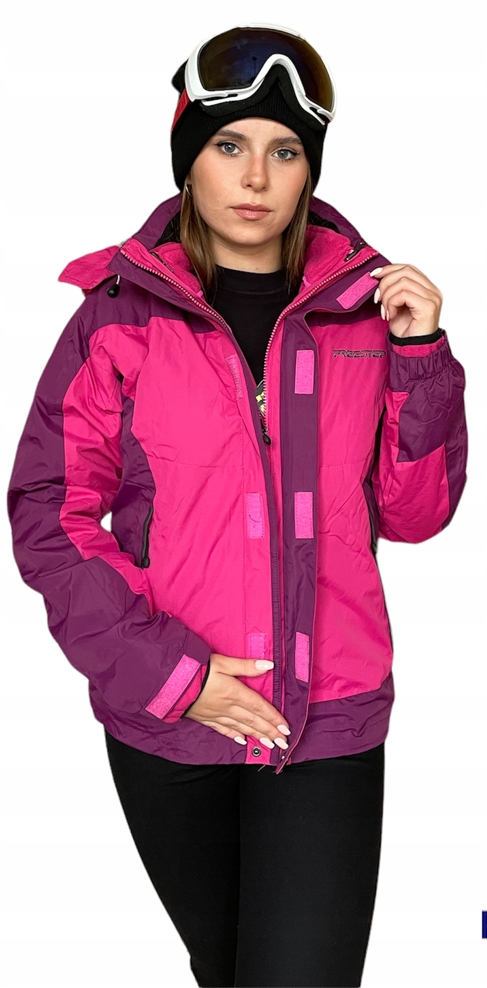 KURTKA NARCIARSKA 2w1 ZIMOWA POLAR 20000mem S Długość do bioder