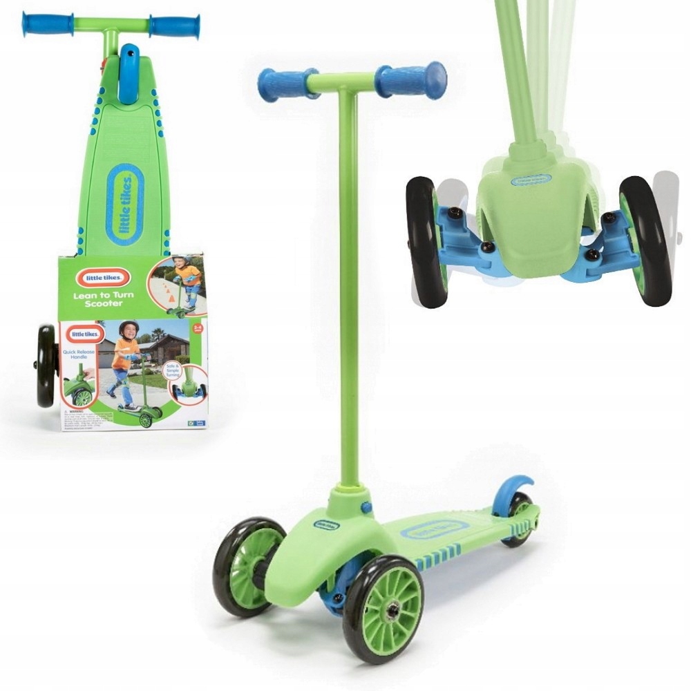 HULAJNOGA 3-KOŁOWA ZIELONO-NIEBIESKA LITTLE TIKES