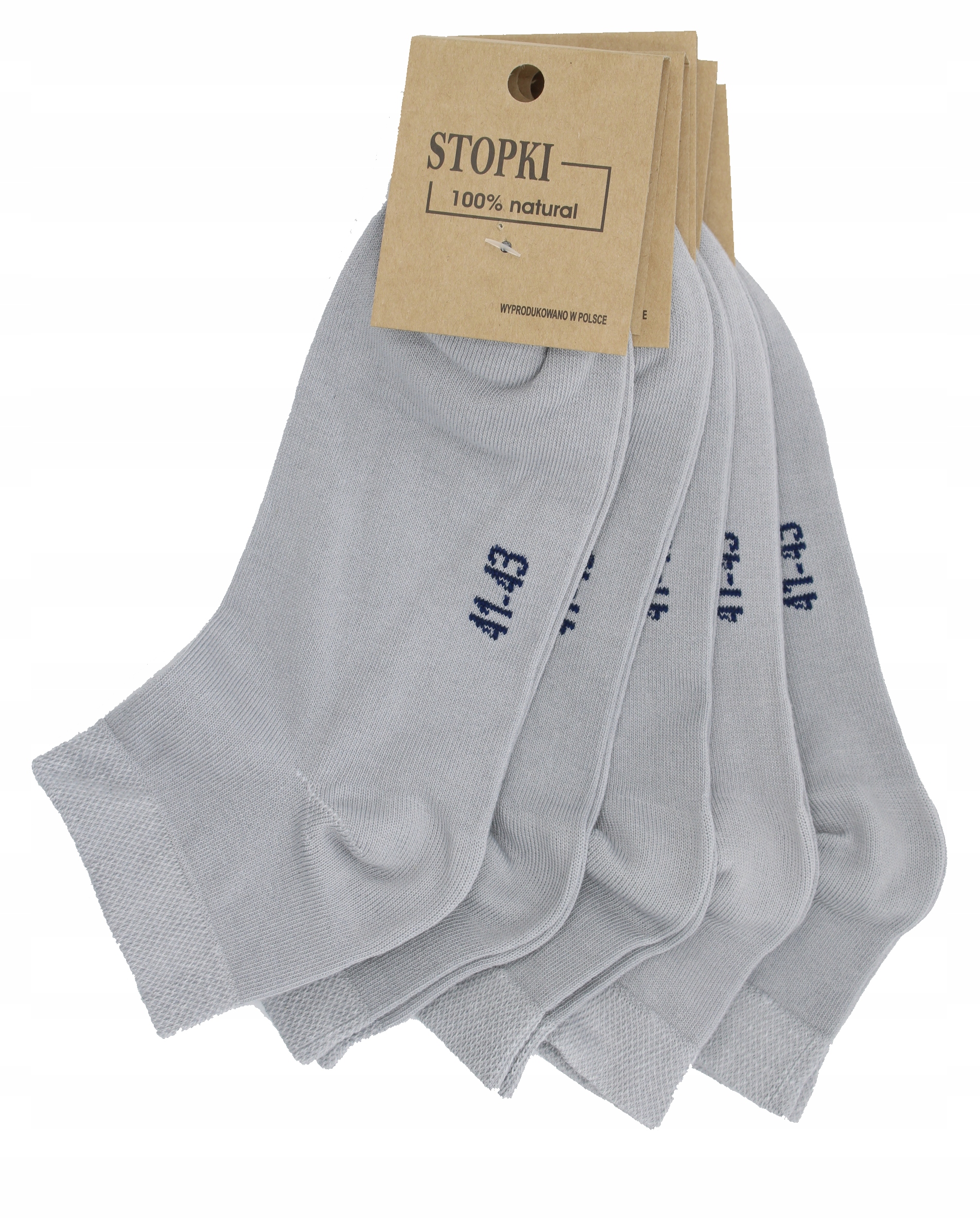 

5x Stopki Bawełniane 41-43 Trwałe Produkt Polski