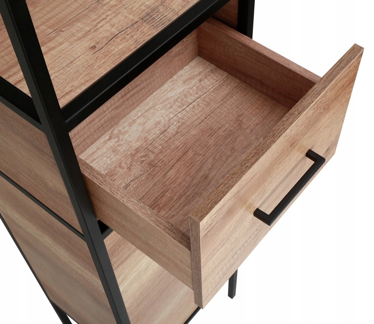 Słupek z szufladą i drzwiczkami MODUS LOFT Liczba szuflad 1