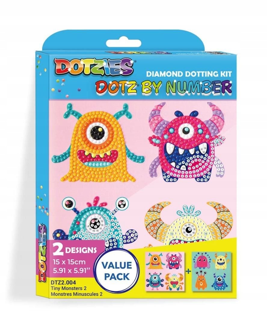 Diamantové Dotz Dotz By Number Tiny Monsters 5153