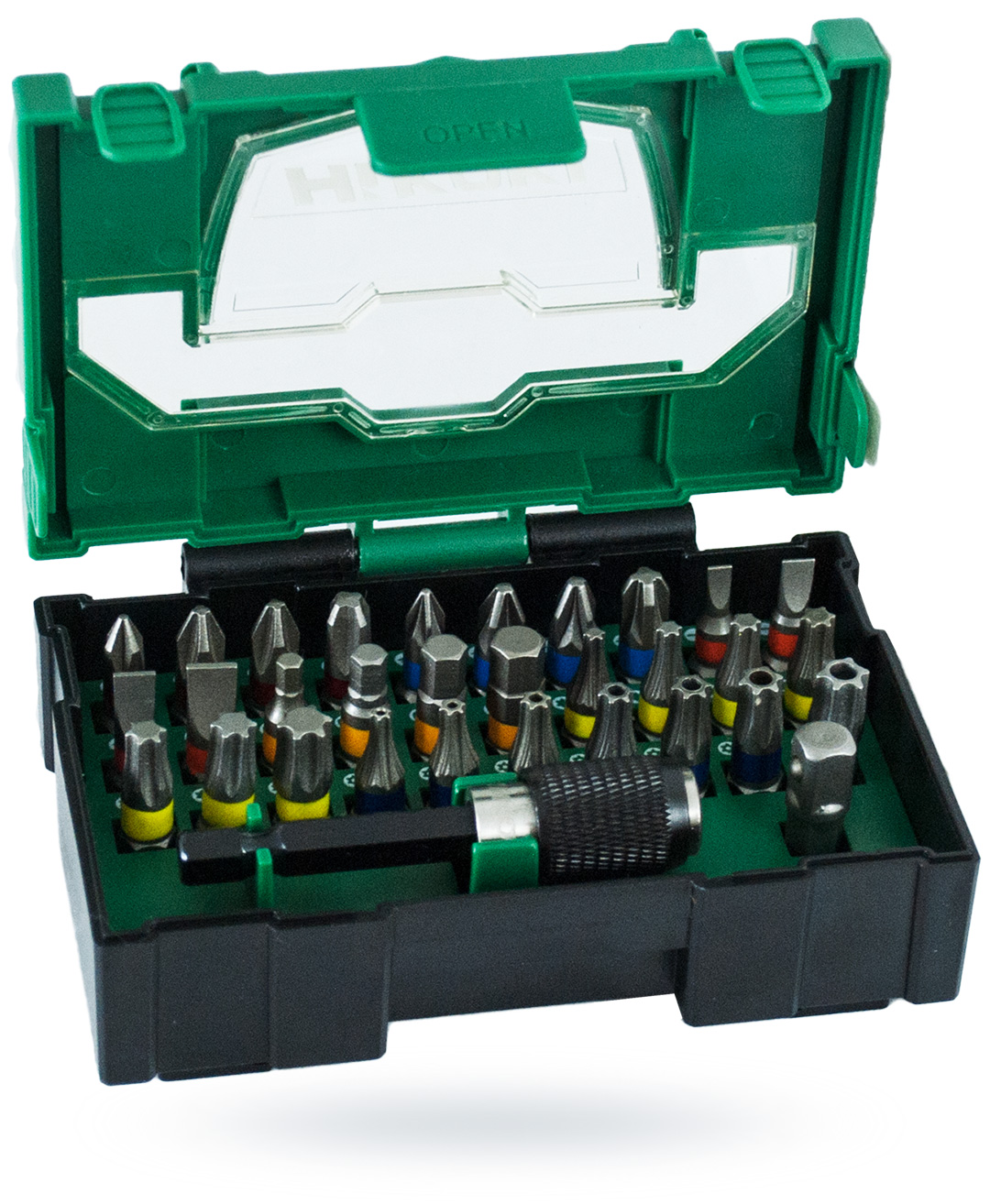 Zestaw bitów 32 bity 25 mm HiKOKI BOX I 40030019 Długość bitu 25mm