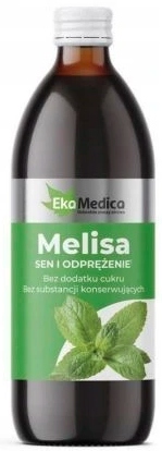 

EkaMedica Sok z melisy bez cukru sen 500 ml