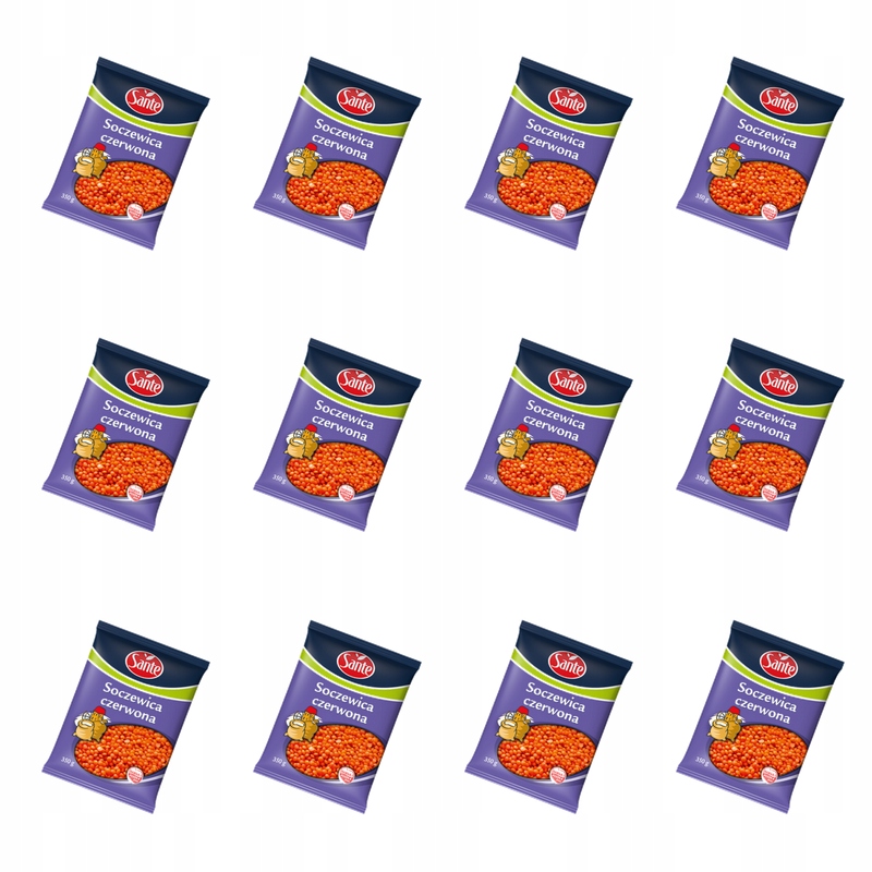 Červená Čočka 350 g Sante X12