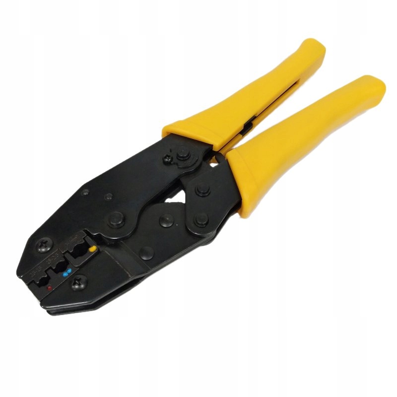 ZACISKARKA PRASKA KABLI TULEJEK KONEKTORÓW KOŃCÓWEK ZESTAW 5 MATRYC Model 43543