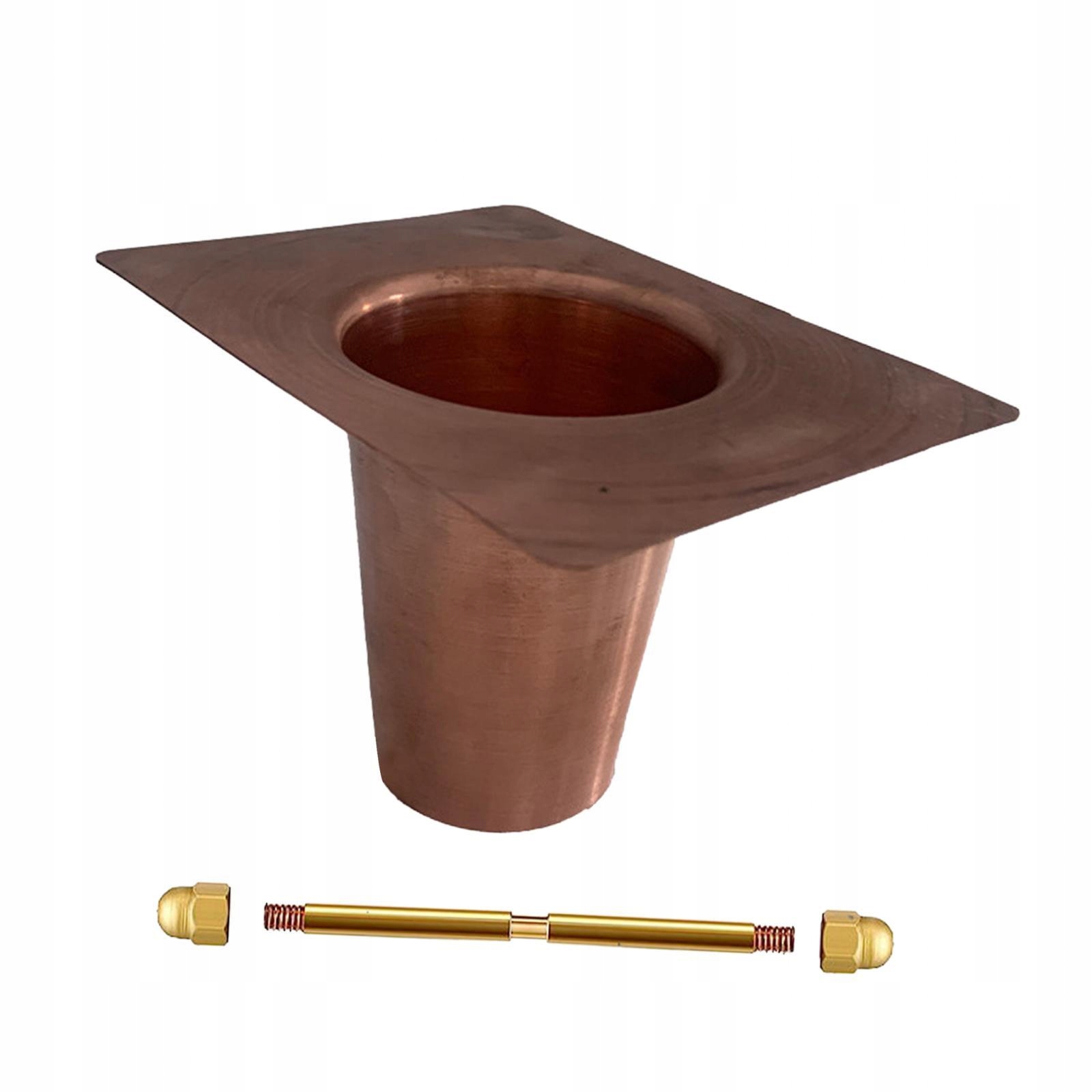 ch-Rain Chain Gutter Adapter Installer Accessory Strong Construction Copper