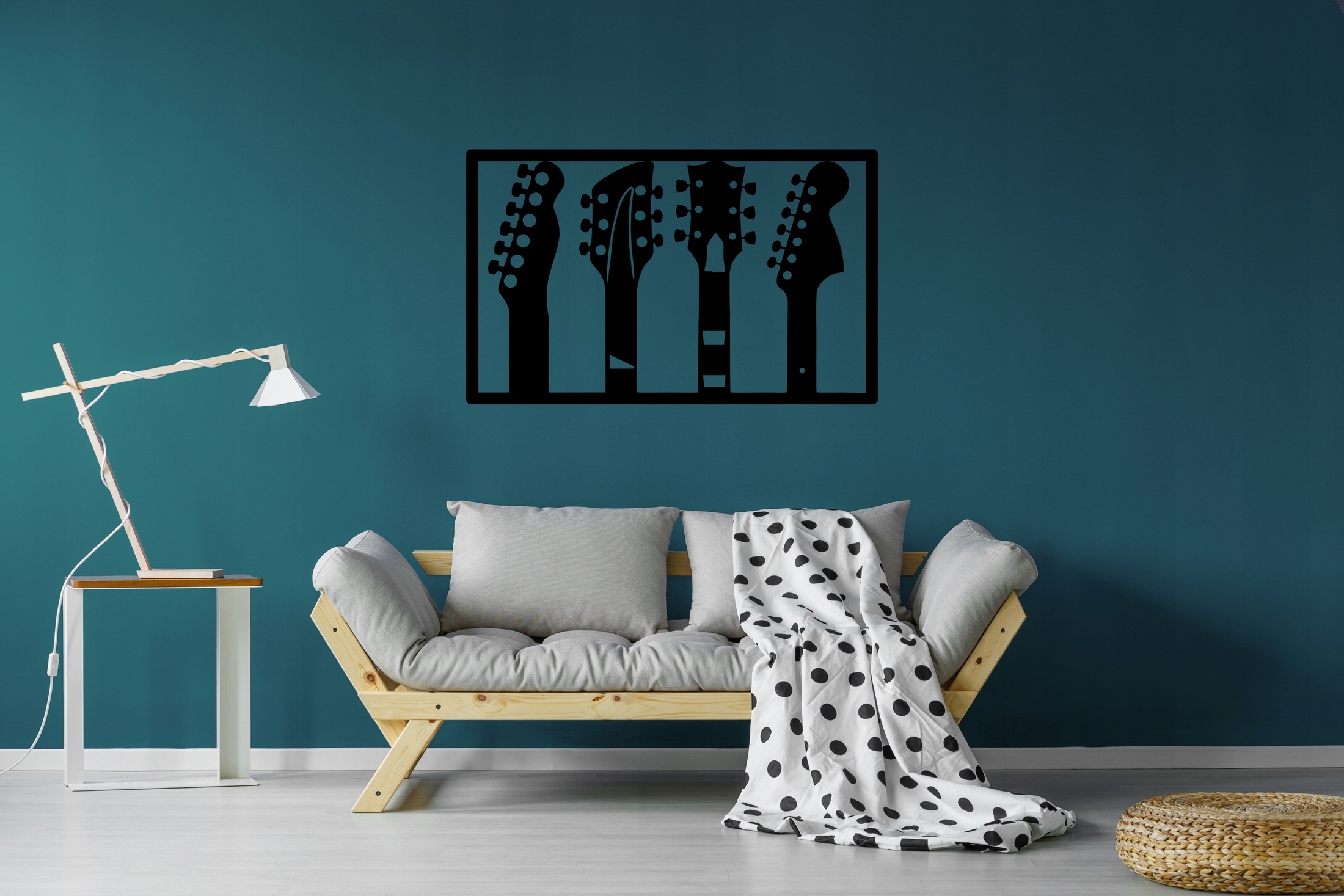 Dekoracja ścienna do pokoju gitara A043 GITARY 80x50 cm obraz Wysokość produktu 50 cm