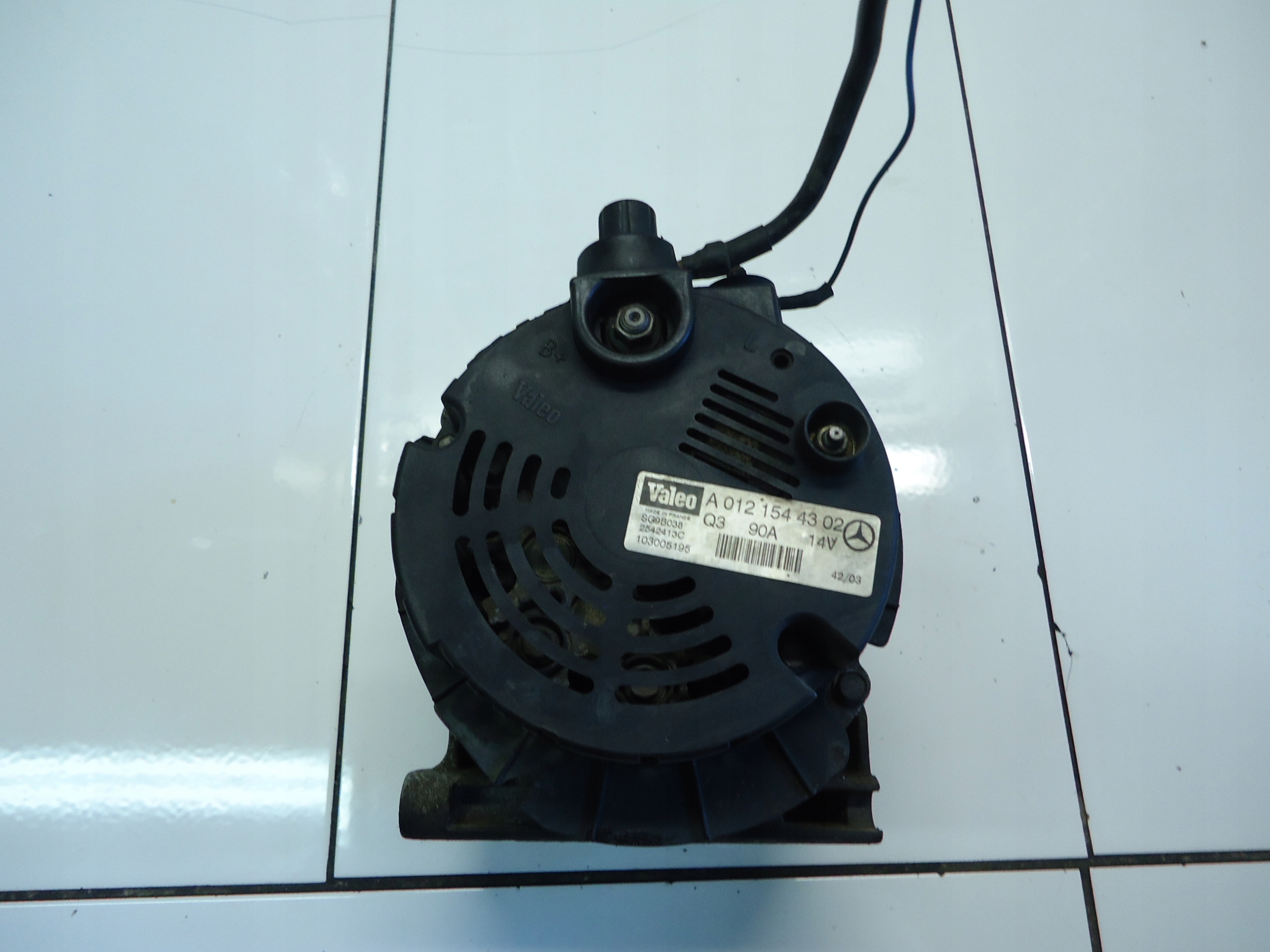 MERCEDES A W168 1.7 1.9 CDI alternator A0121544302