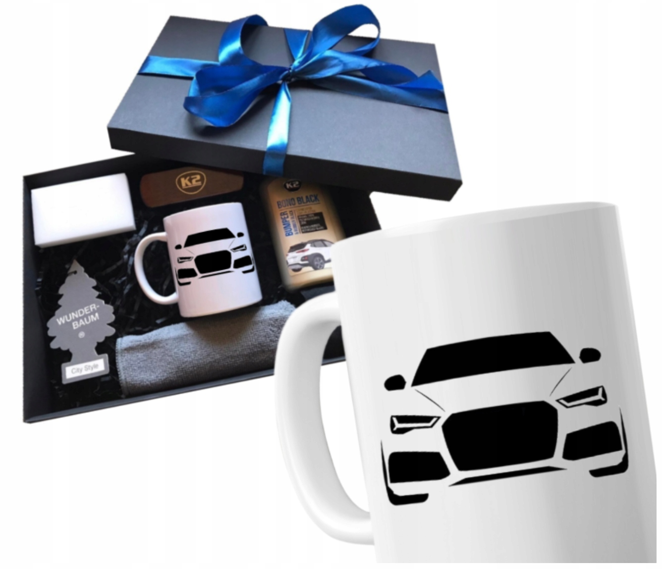 Dárek hrnek dárková sada pro kluka moto pro řidiče auta Audi