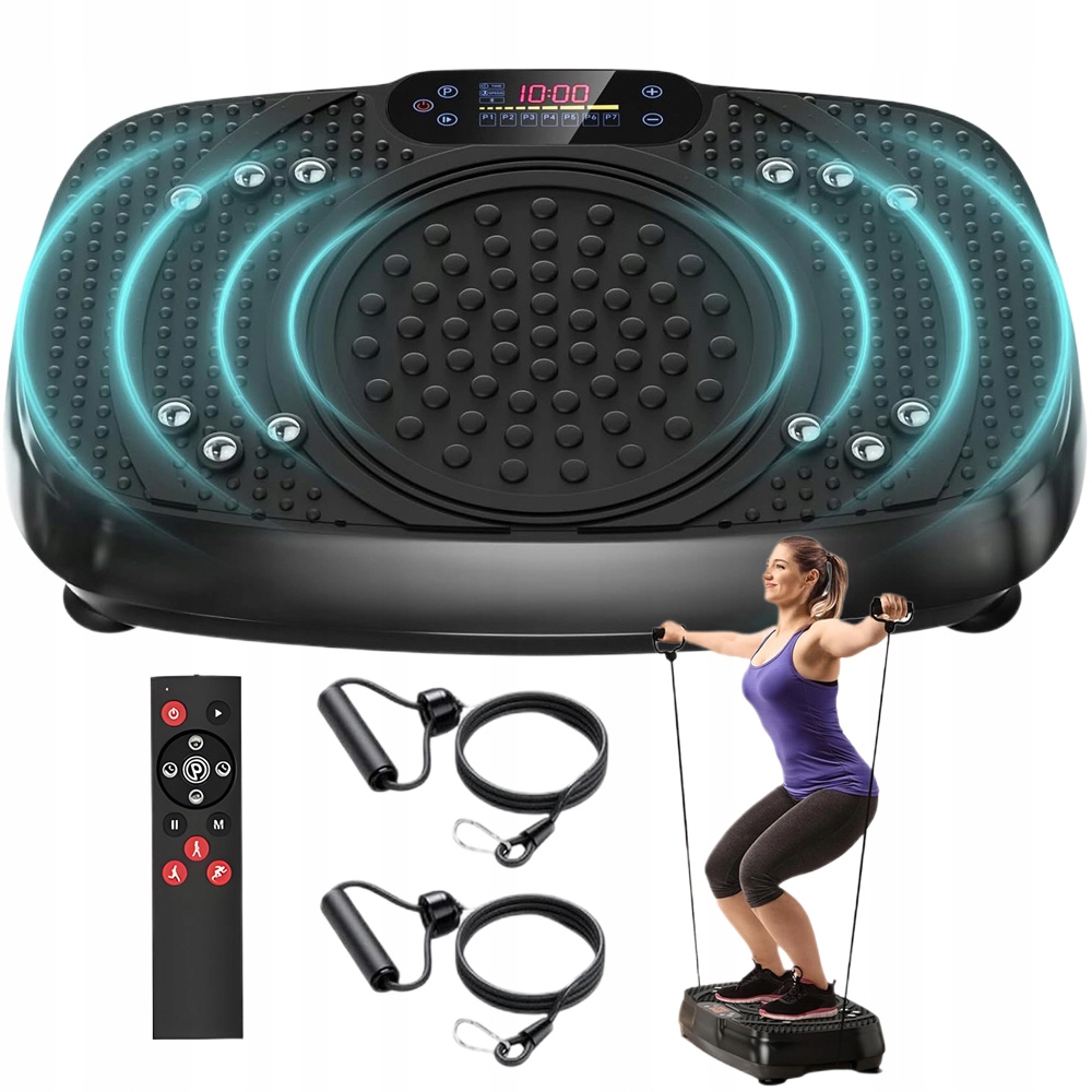 Vibrační Platforma Masážní Přístroj Trénink Celého Těla Zeštíhlující Expandéry