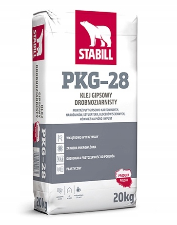 

Stabill Klej Gipsowy PKG-28 OP.20KG