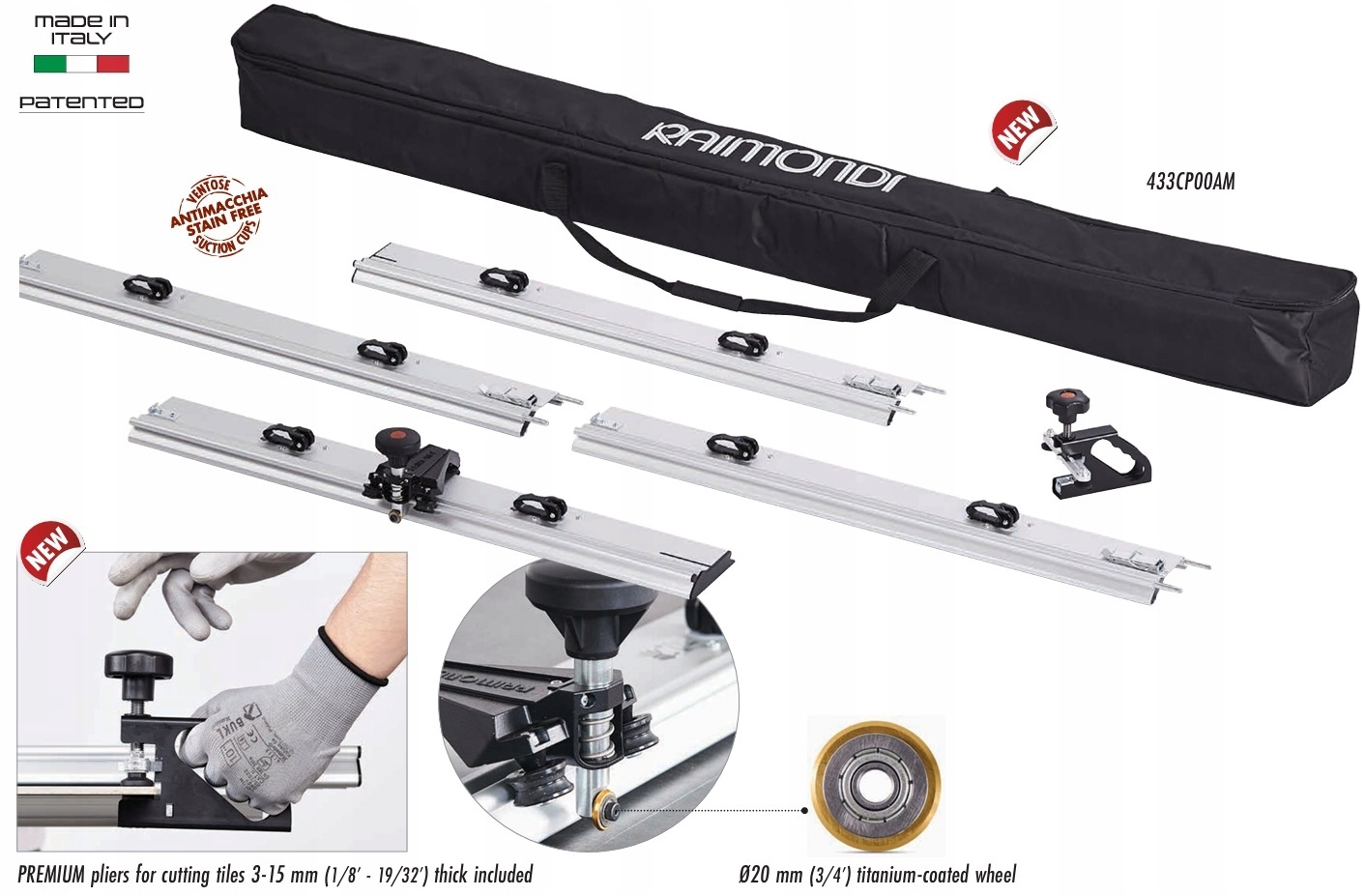 RAIMONDI RAIZOR MTC DO CIĘCIA DUŻYCH FORMATÓW SPIEKÓW PŁYT 66-327 cm