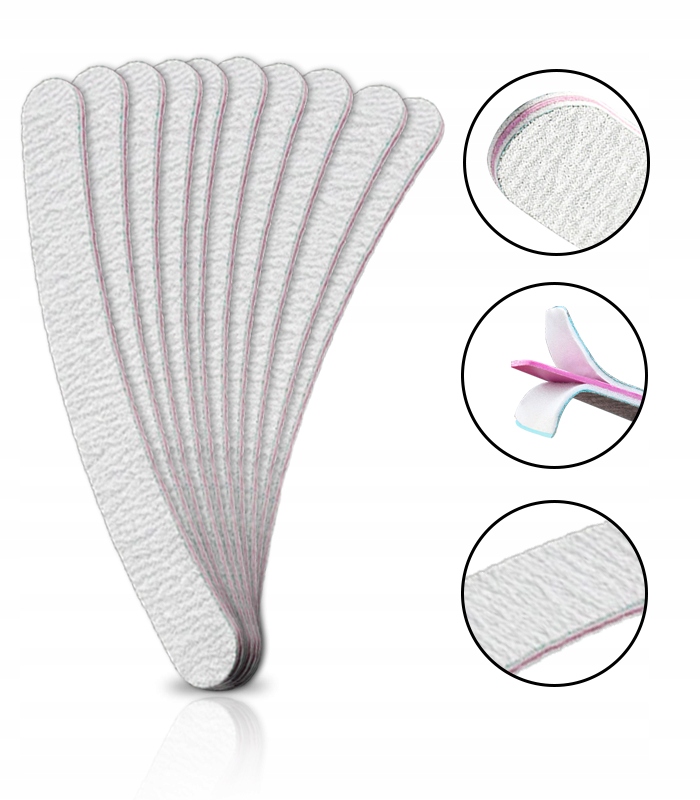 

Pilnik papierowy manicure banan zebra 80/100 10szt