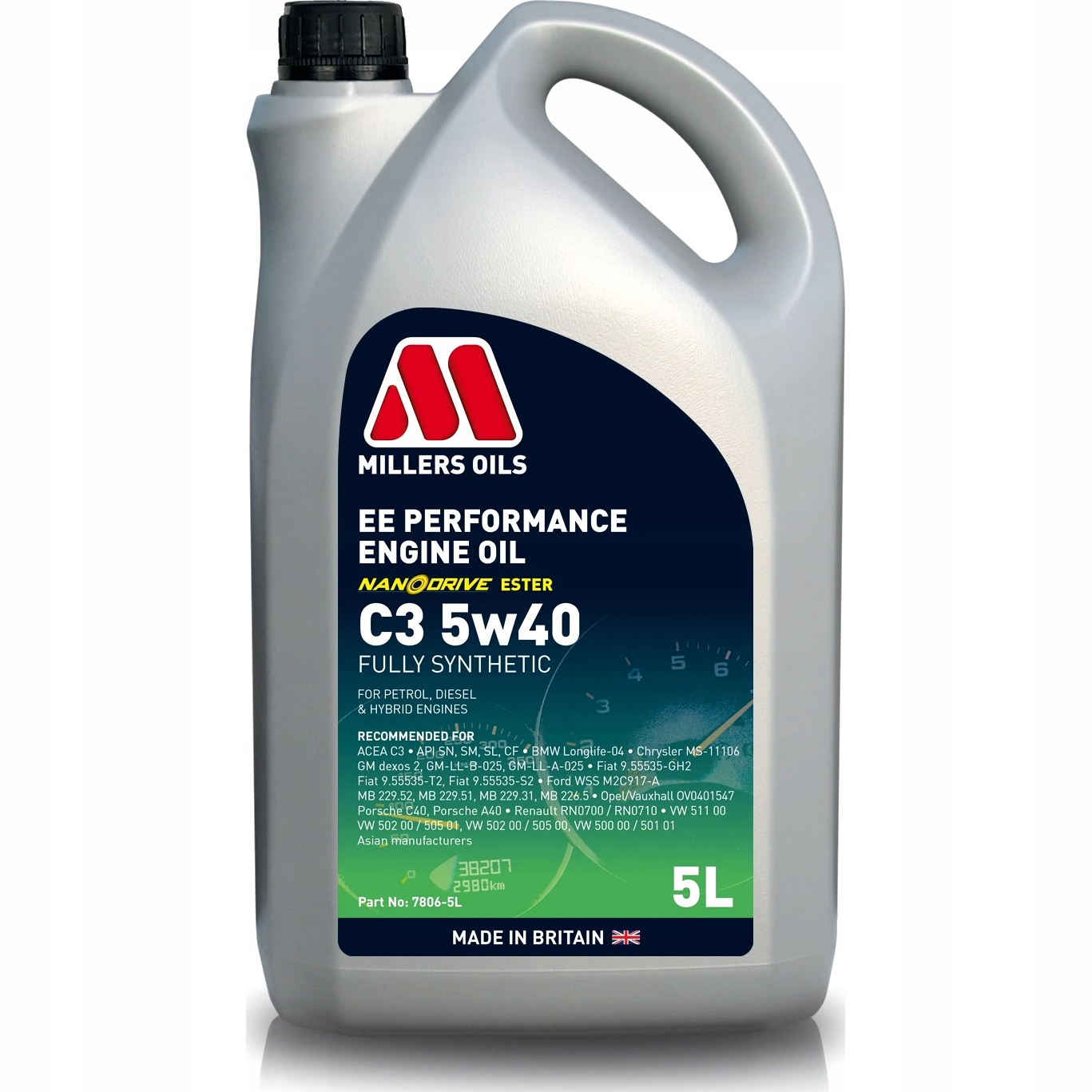 Olej silnikowy MILLERS EE Performance C3 5w40 5L