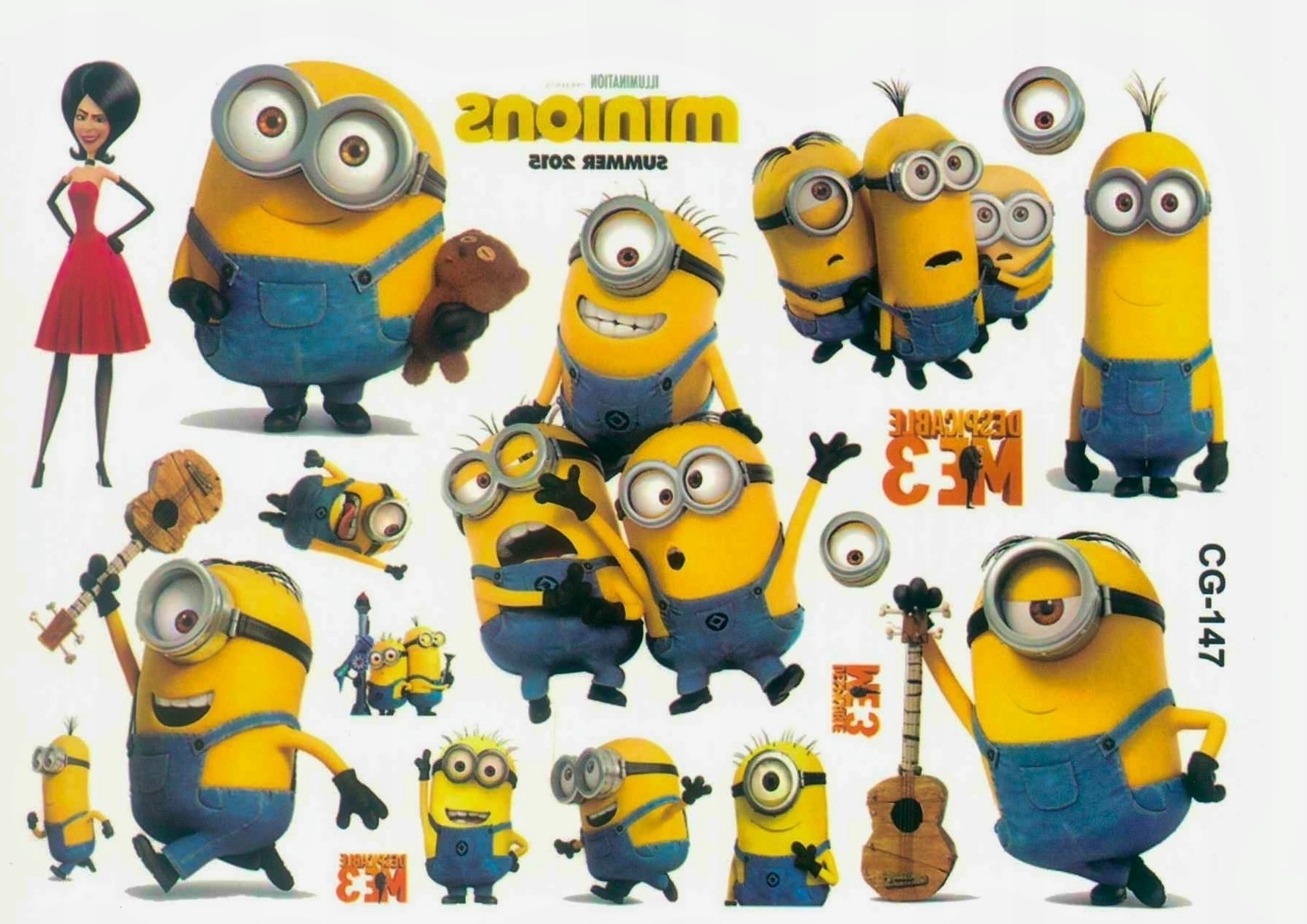 

Tatuaż zmywalny dla dzieci Minionki CG147