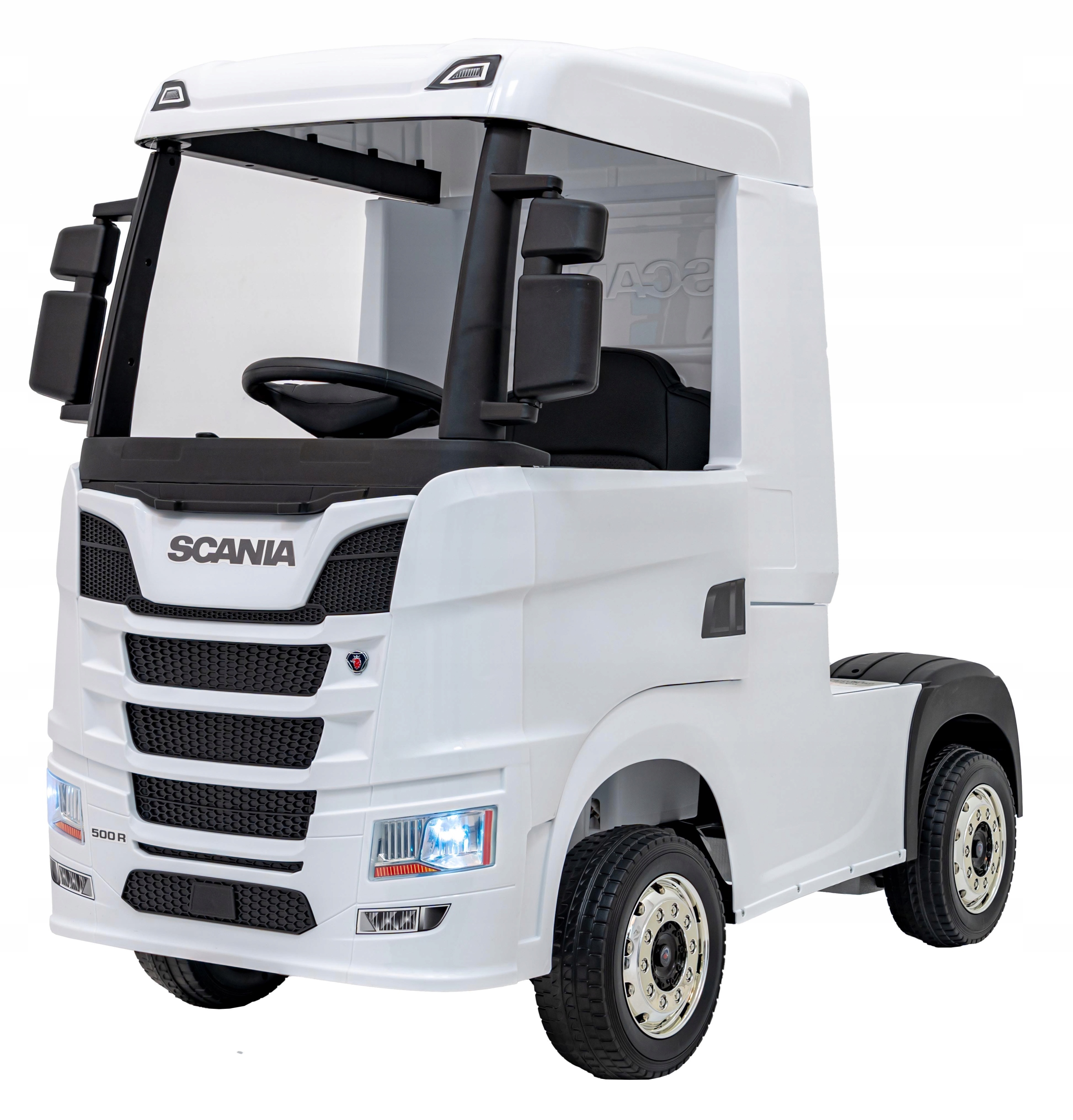 Pojazd Auto Na akumulator Tir Ciężarówka Scania 4x4 Napęd Skóra Pilot Usb