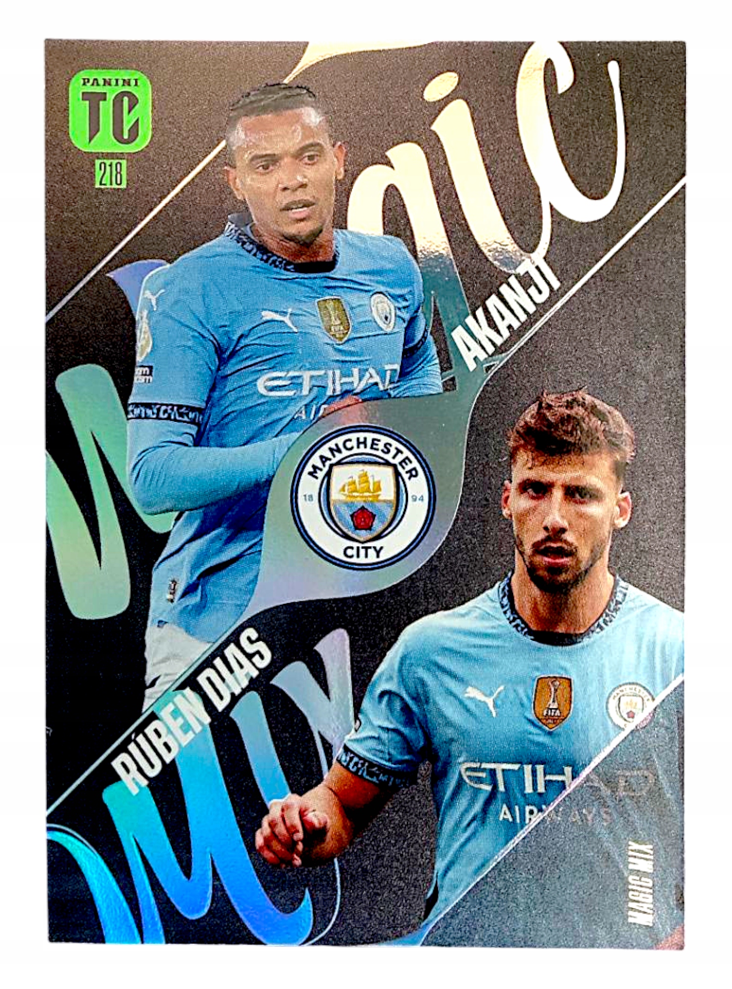Panini Top Class 2025 Magic MIX 218 Akanji Dias Manchester City