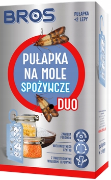 

Bros Pułapka Na Mole Spożywcze Duo 2szt Lep Płytka