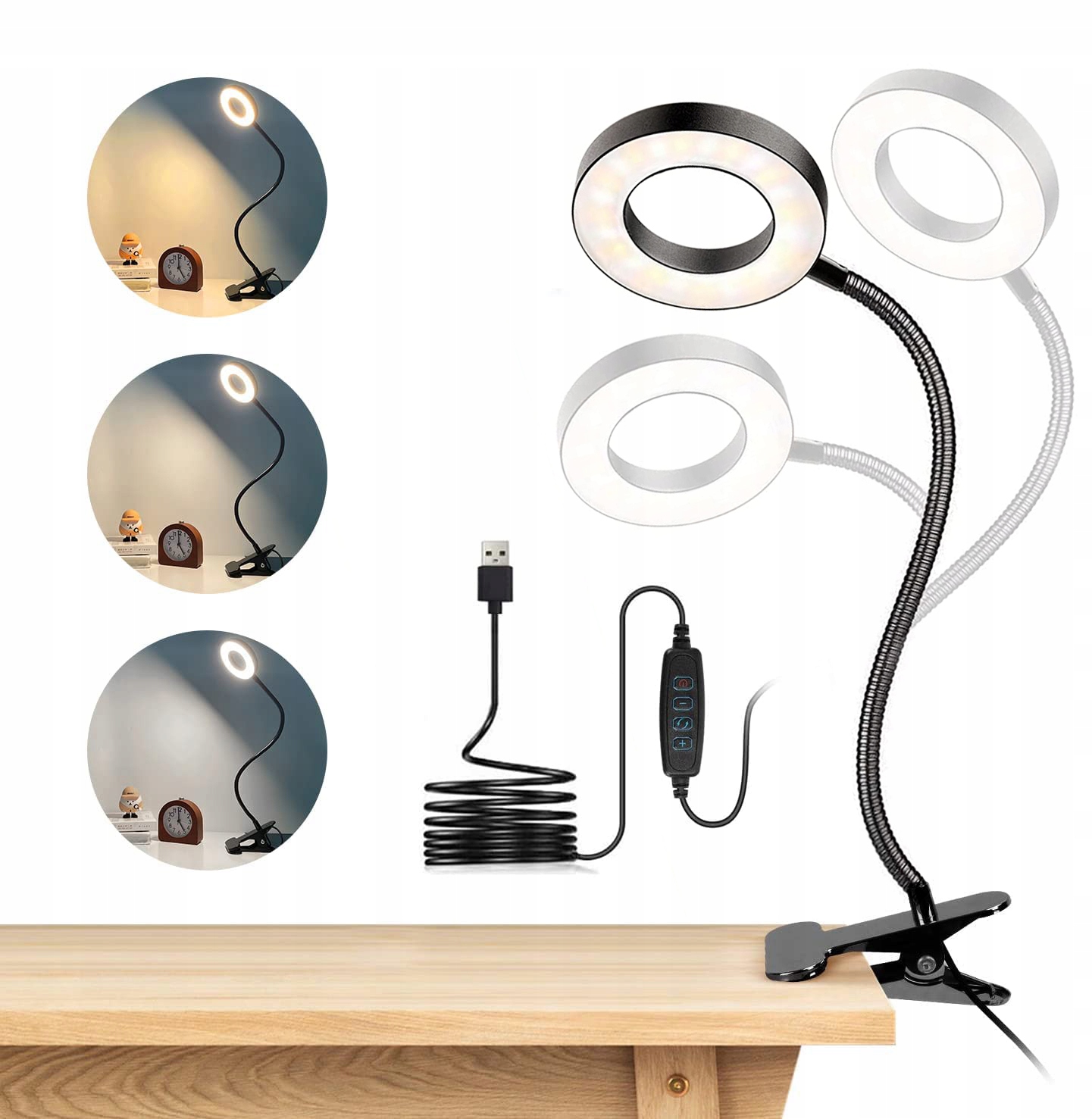 

Lampa Do Czytania Na Łóżku Lampka Zaciskowa 48 Led