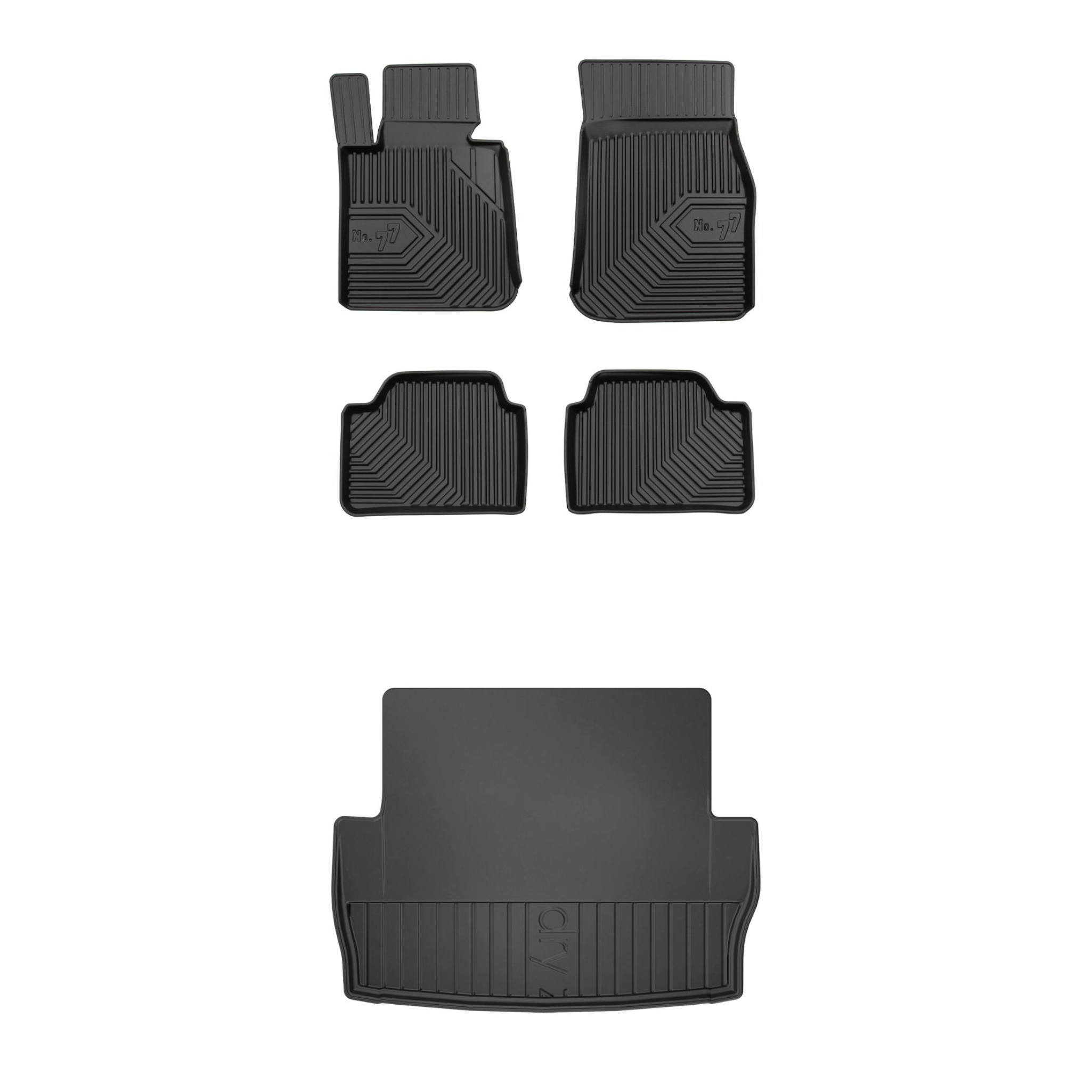 Sada gumových kobercov a rohoží pre Bmw 1 F20 2011-19