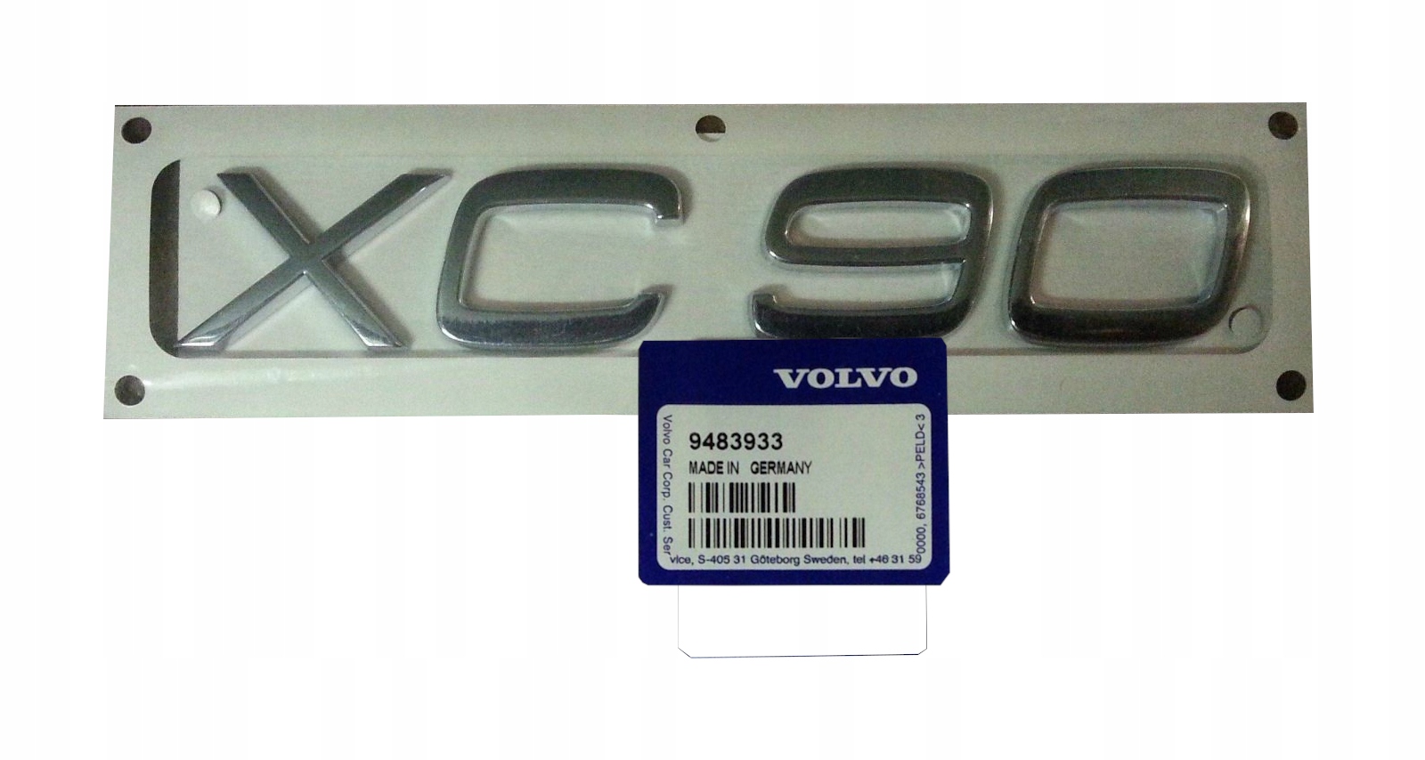 

Emblemat XC90 tylna klapa Volvo 9483933