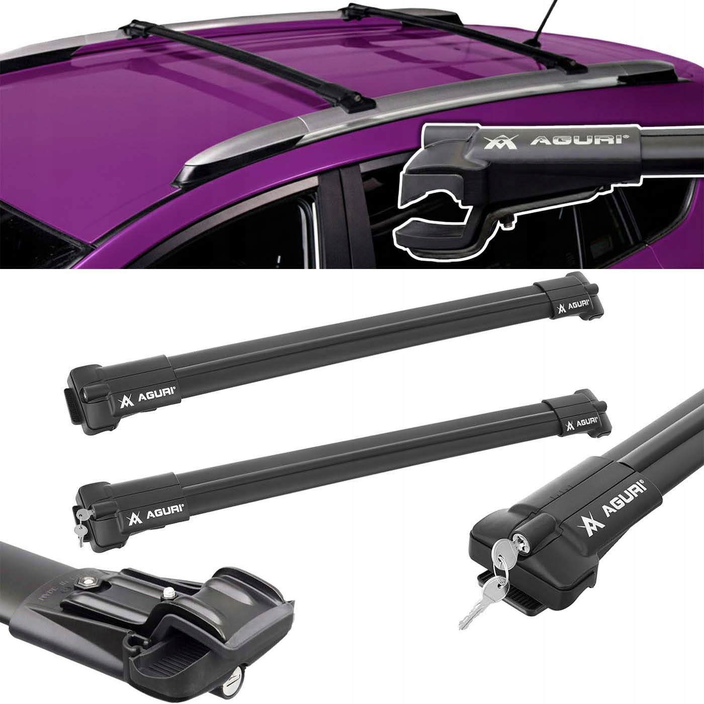 Střešní nosič pro relingy střešních nosníků Peugeot Rifter 4/5 D 2018-> Van