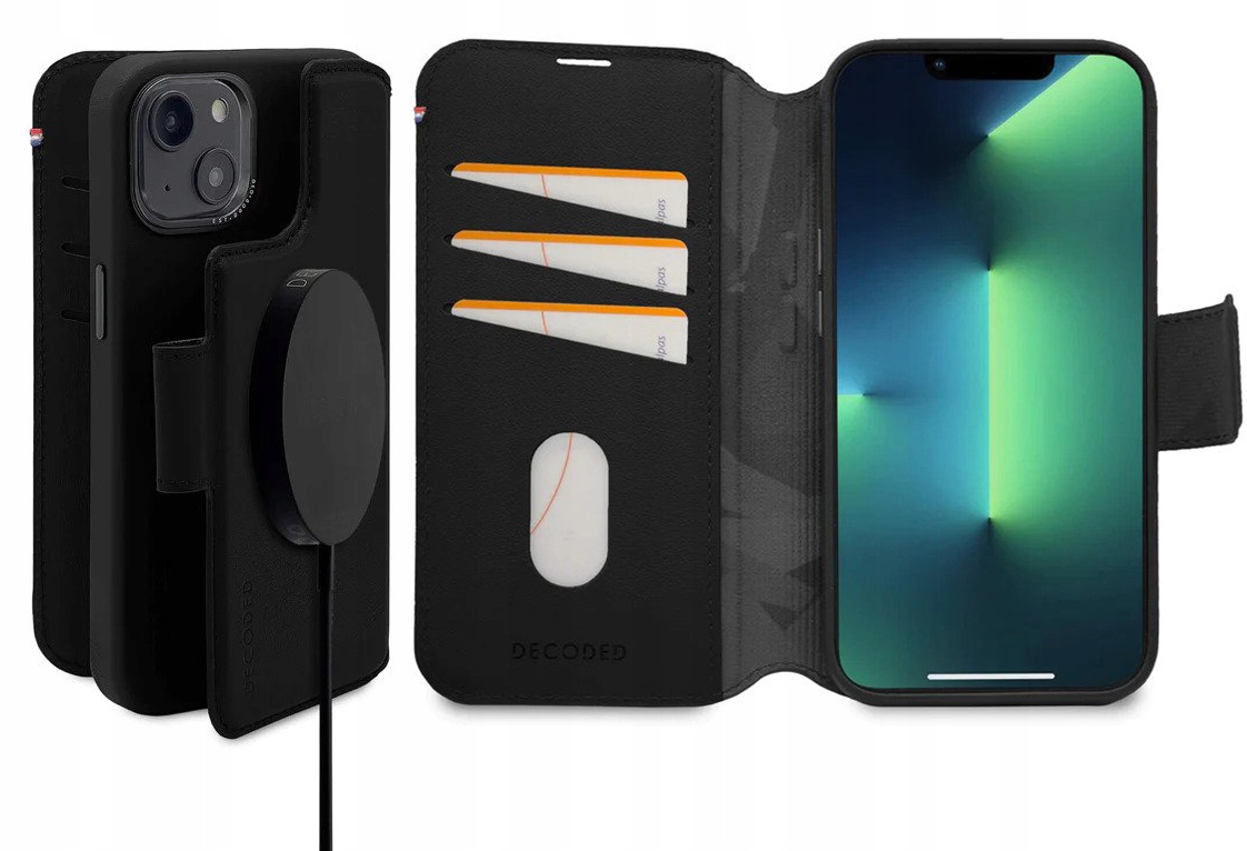 Decoded Detachable etui Magnetyczne 2w1 pokrowiec obudowa do iPhone 15 Plus