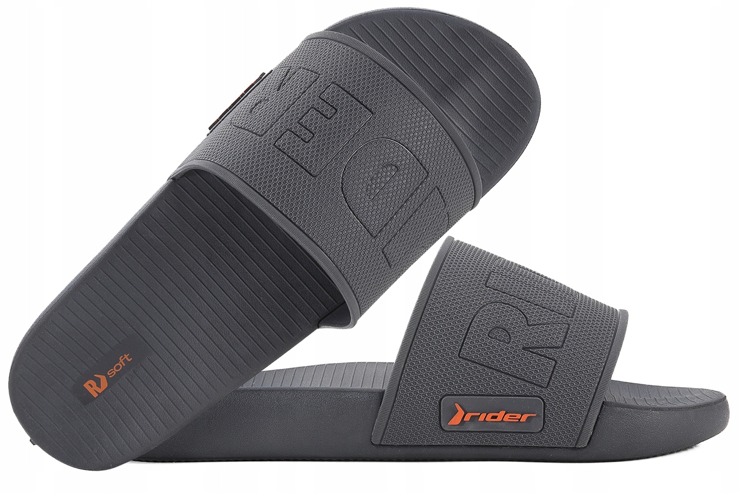 Rider 12321 Rider Grid Slide Nazouváky Letní Domácí Bazénové Pánské Grafit 42