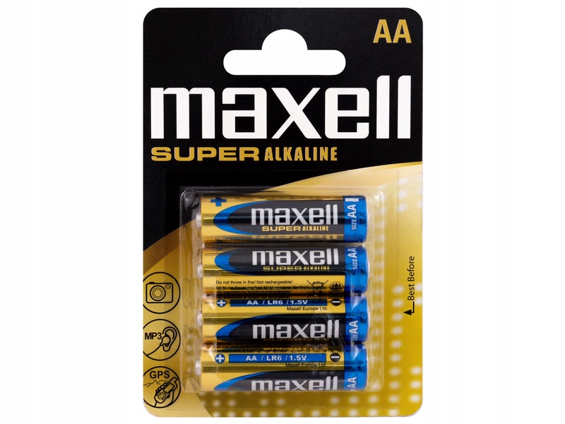 

Baterie Aa LR6 Maxell Alkaline (4 szt.)