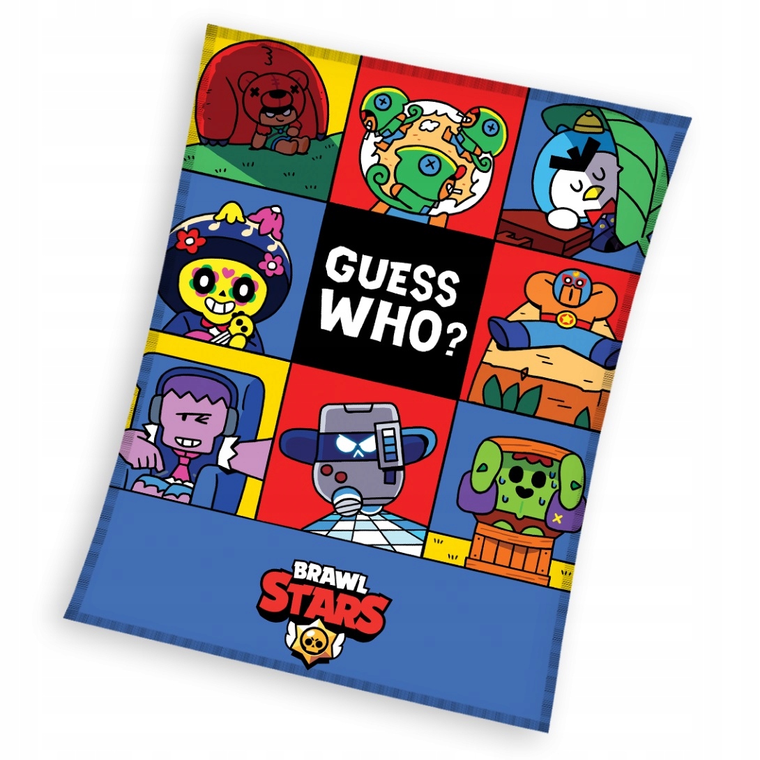 KOC KOCYK POLAROWY 110x140 PLED BRAWL STARS SPIKE POCO EL PRIMO DZIECIĘCY