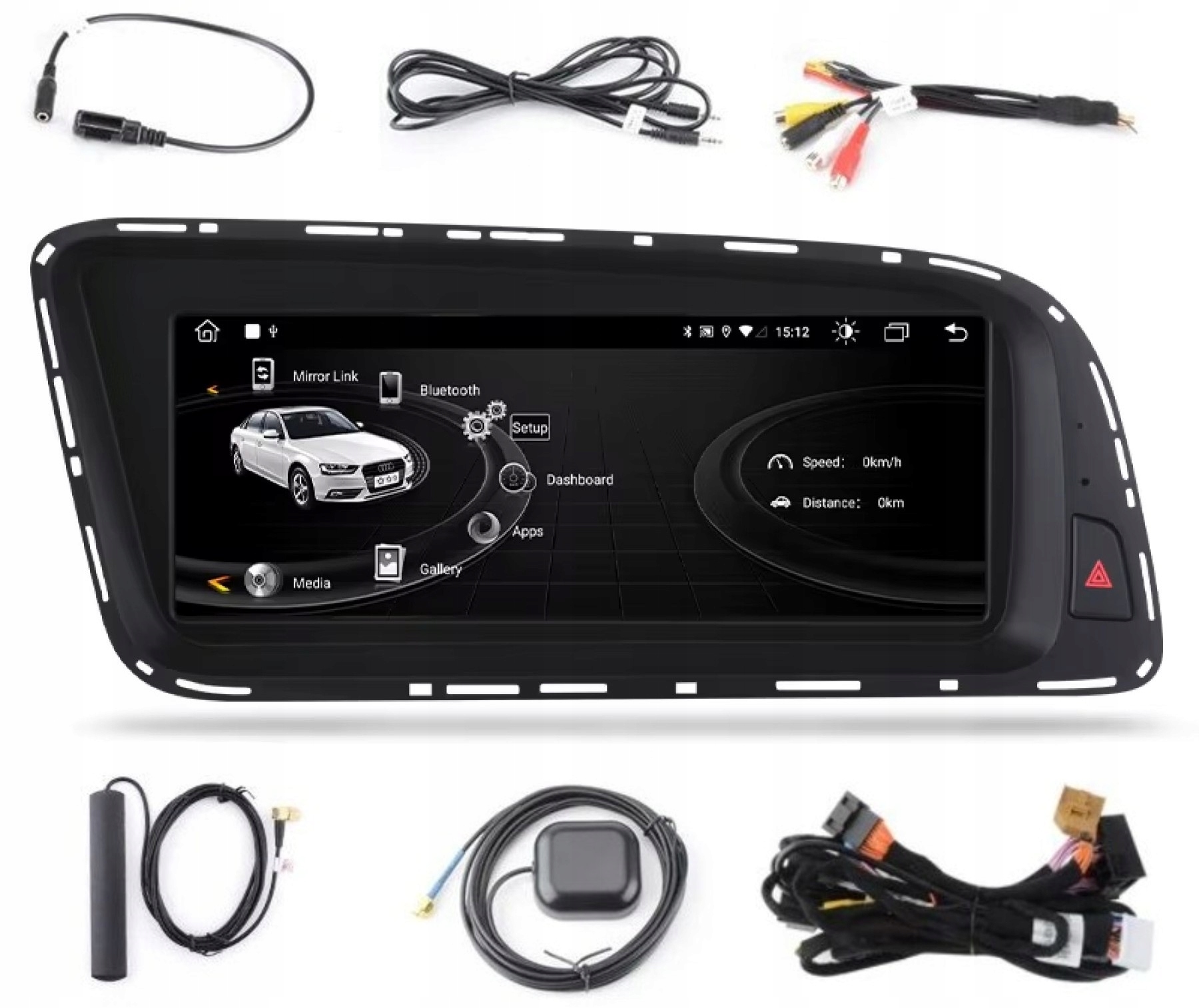 Monitor Rádio Navigácia Android Audi Q5 8R 4GB Carplay Lte Concert Symphony