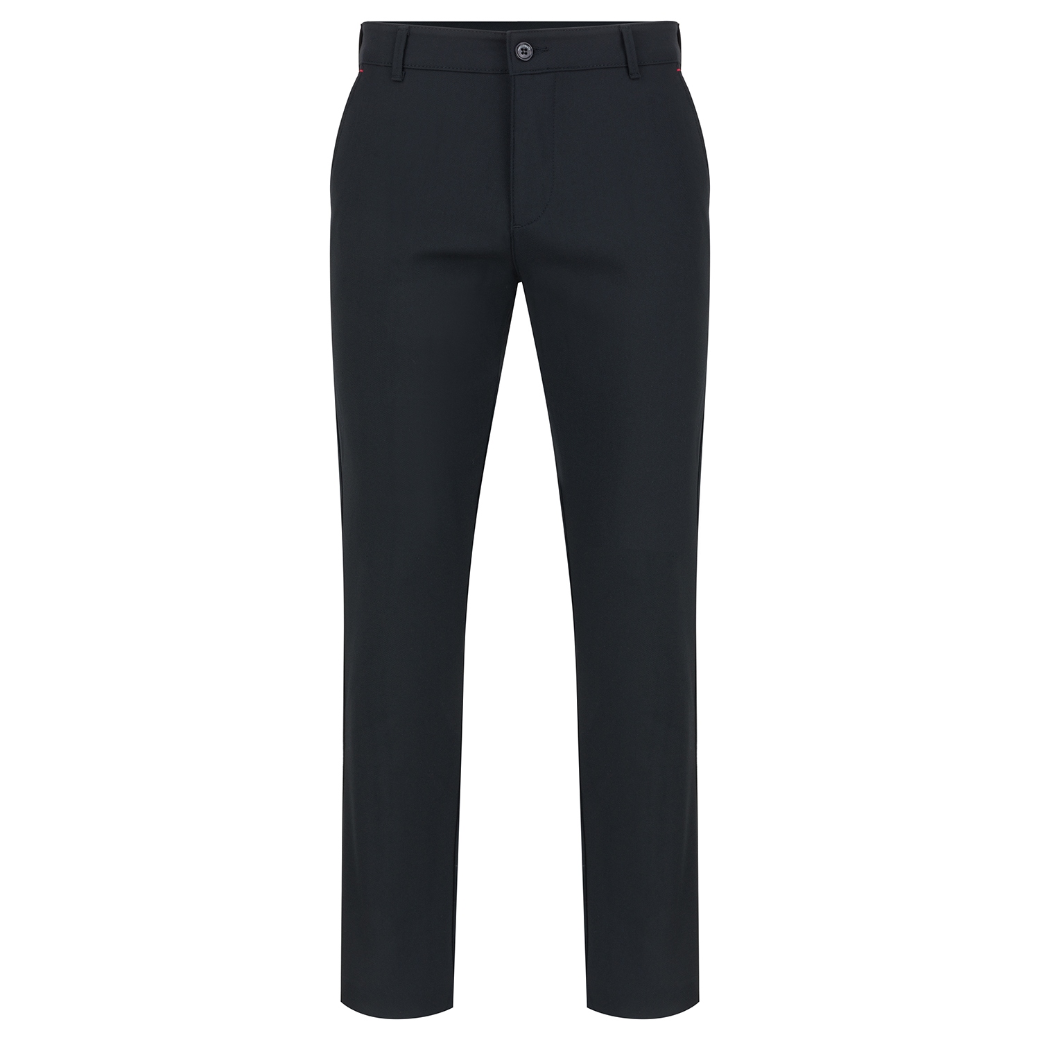 Elegantní ležérní kalhoty v tmavě modré barvě Pako Lorente vel L34 W33