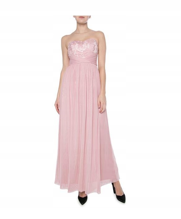 Lipsy Šaty Maxi Růžová Rzm S