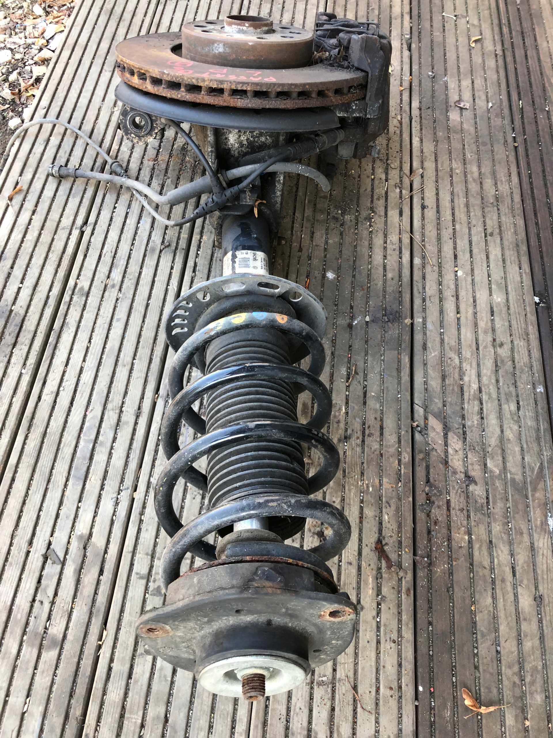 VW PASSAT B6 McPherson left front swing 3C0413031N