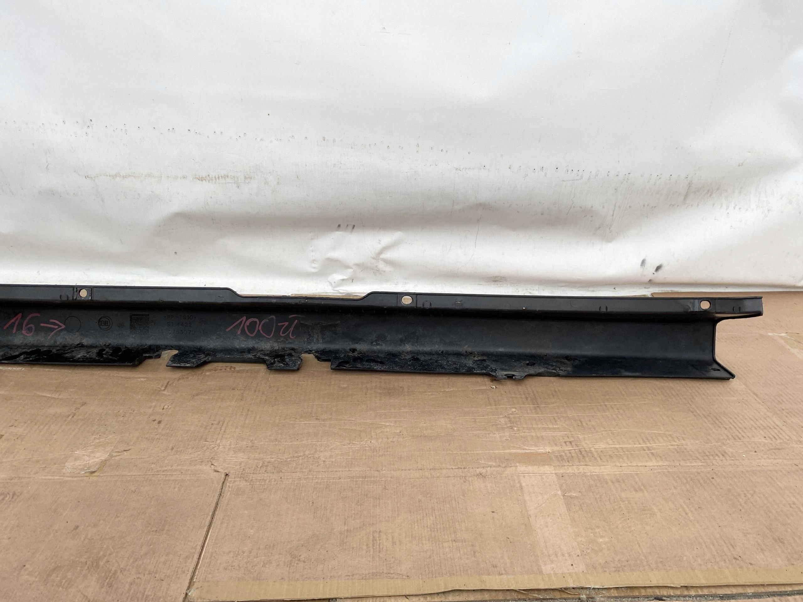 DUCATO BOXER JUMPER 14- bumper cap rear part rear cap black original