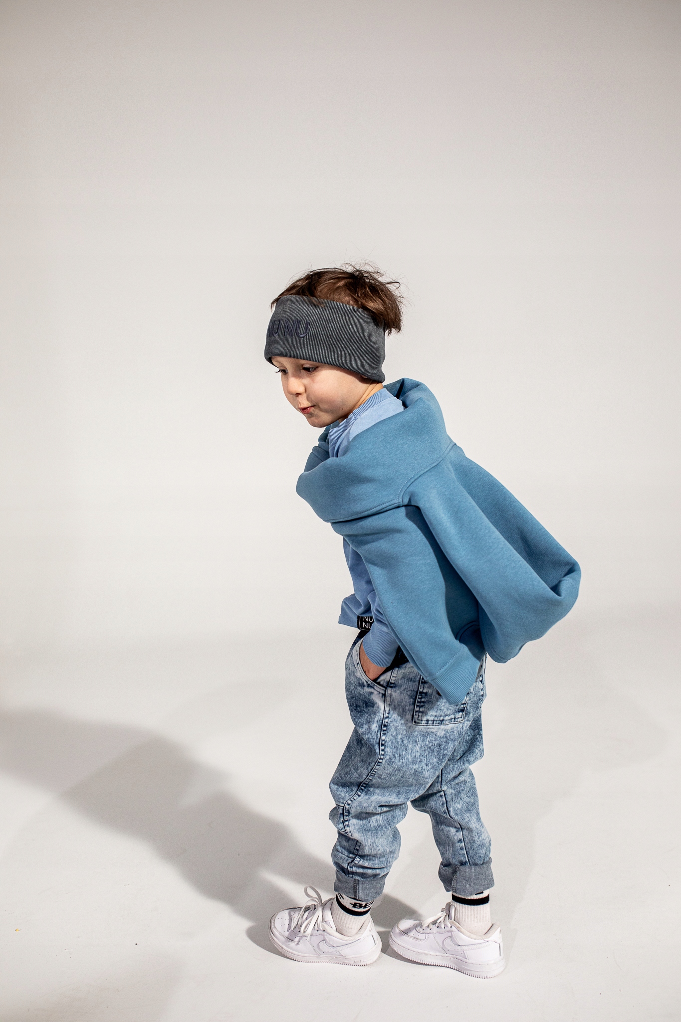 Spodnie NUNU JEANS DENIM dar blue 140/146 Krk Wiek dziecka 9 lat +