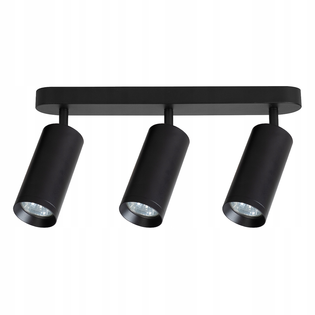 Svítidlo Milagro Mica černé 3xGU10 10W Led Spot 13 cm