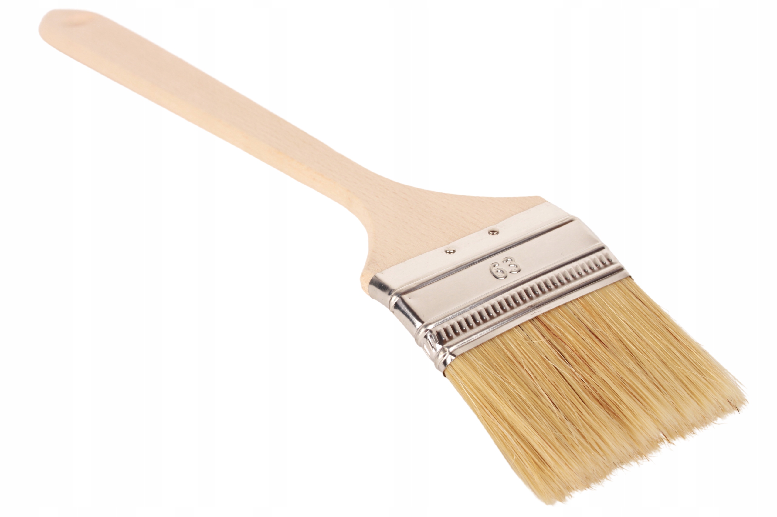 PĘDZEL KALORYFEROWY 63mm KĄTOWY MALARSKI NATURALNY