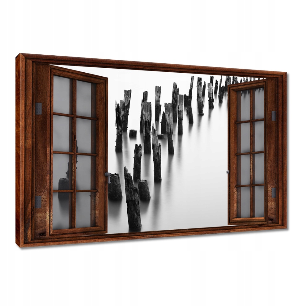 

Obrazy 120x80 Pale Falochron Morze
