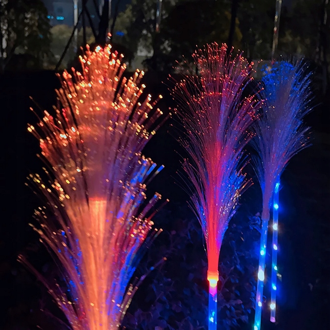 

Lampa Solarna Led Wbijana Kwiaty 80cm Ogród Rgb