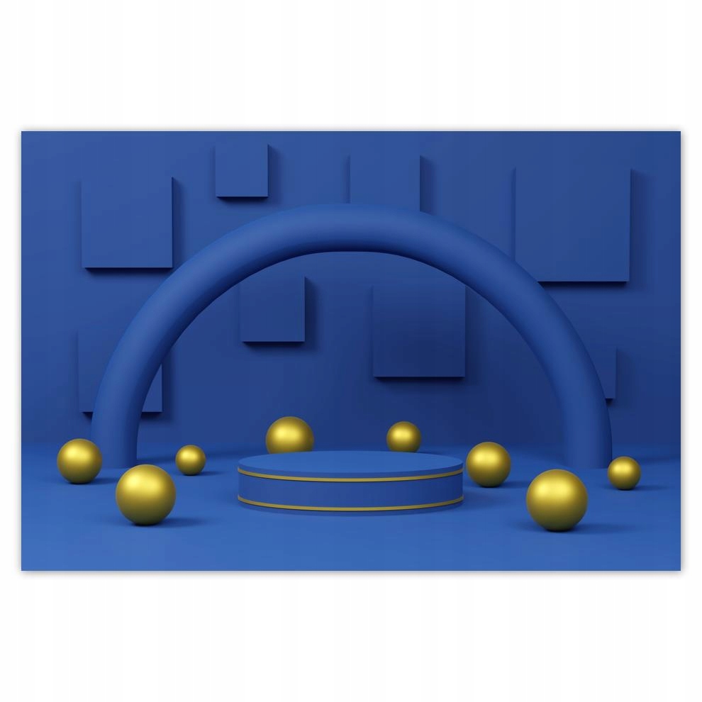 

Plakat 93x62 Classic Gold Blue Kule