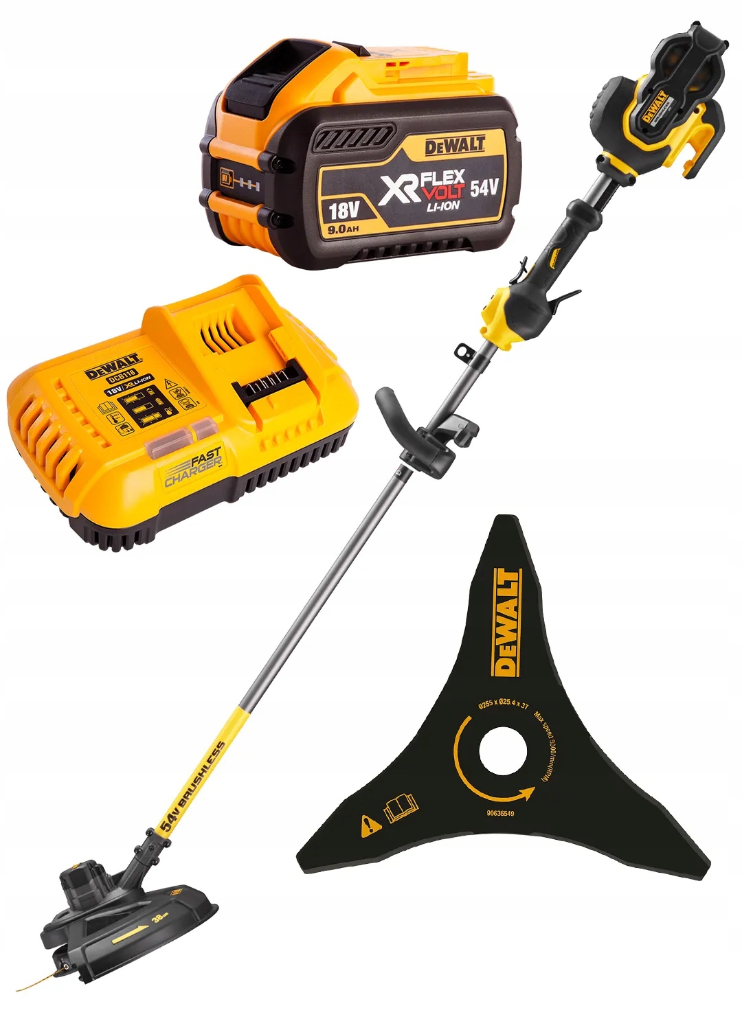 Podkaszarka żyłkowa 5418V 3.0/9.0Ah DeWALT DCM571X1