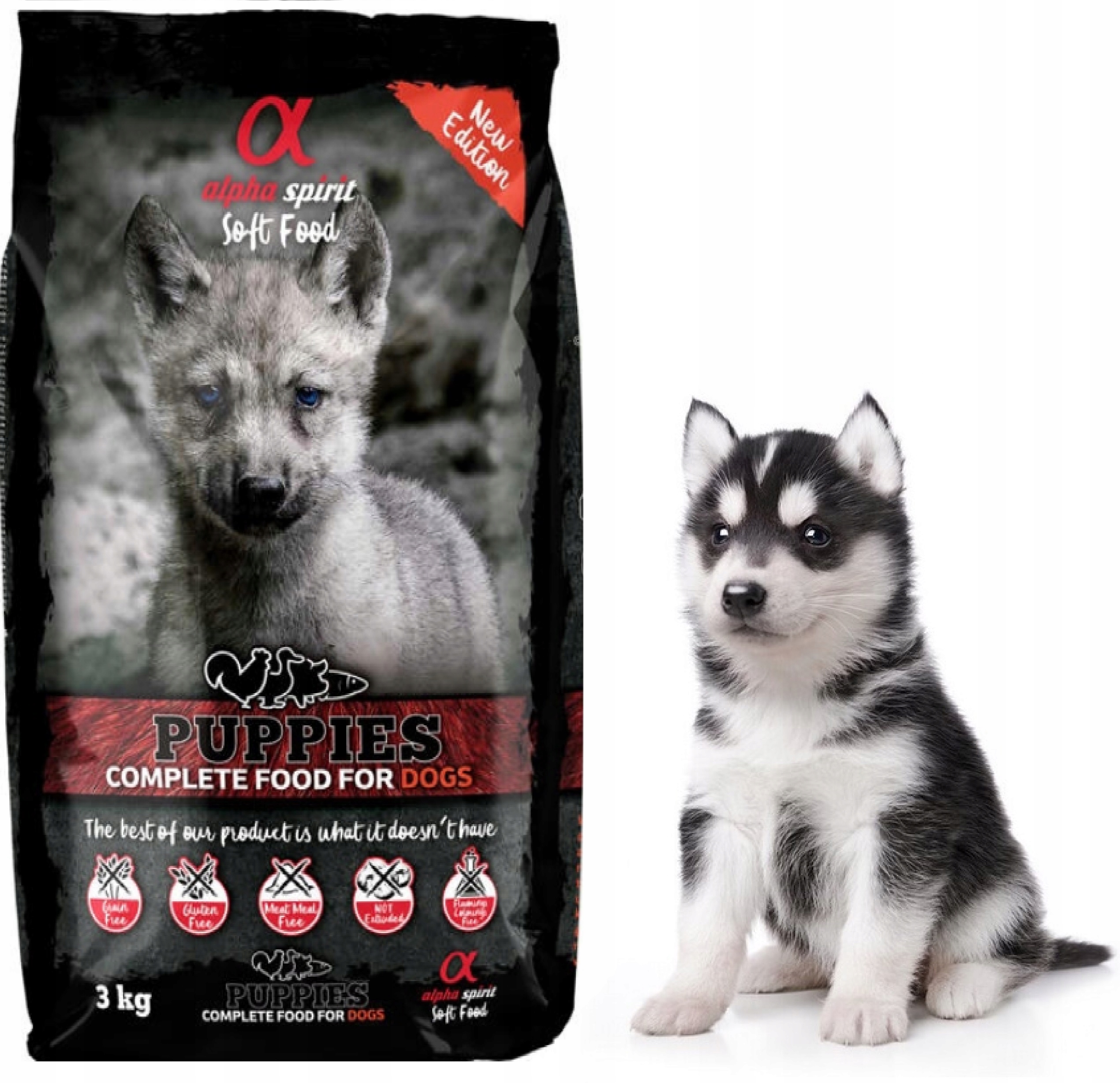 Alpha Spirit Karma półmiękka dla szczeniąt- 3kg