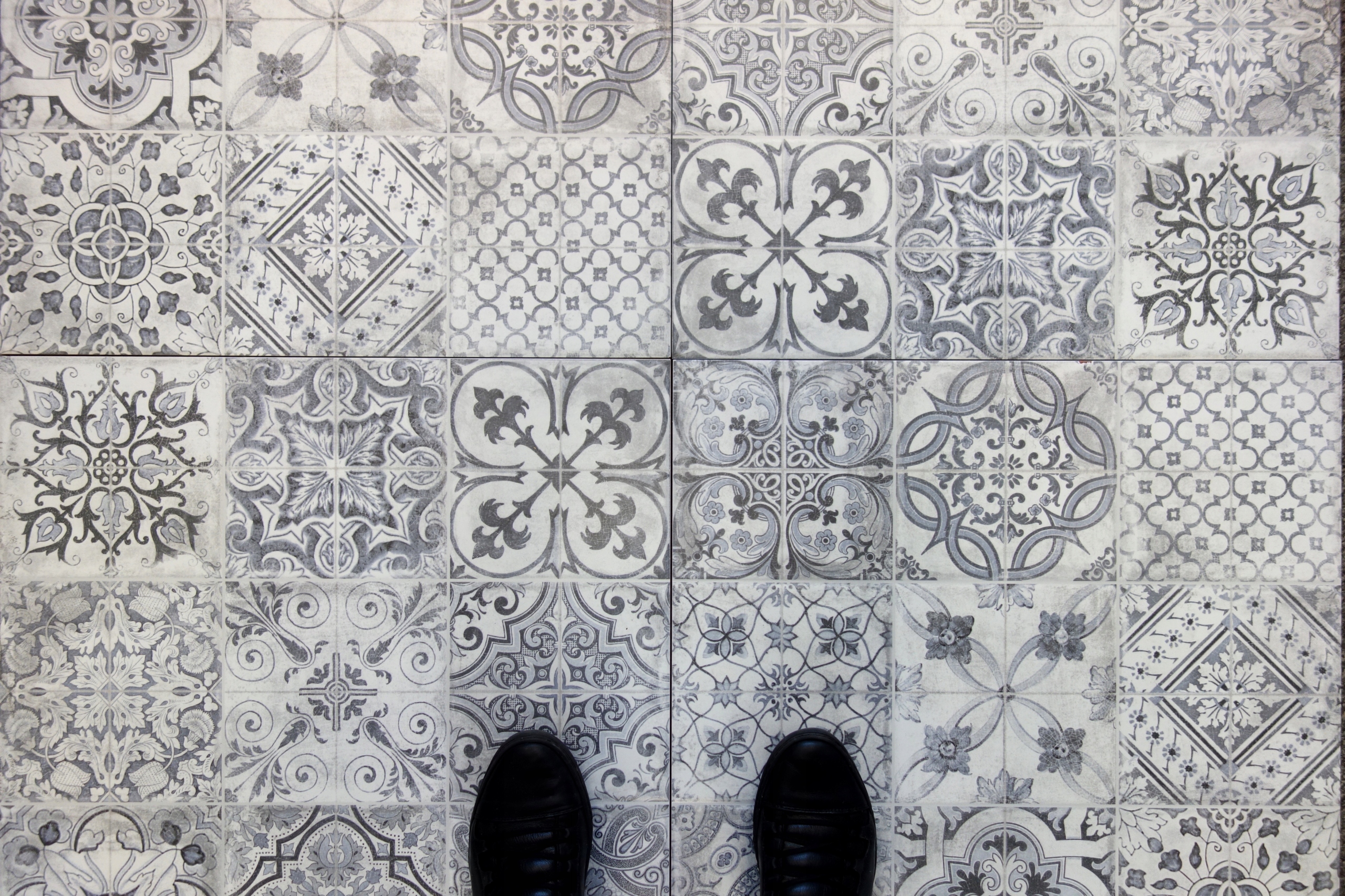 PŁYTKI PODŁOGOWE MAROKAŃSKIE PATCHWORK 20X20 MATOWE DEKOR BLUE NIEBIESKIE Kolor odcienie niebieskiego