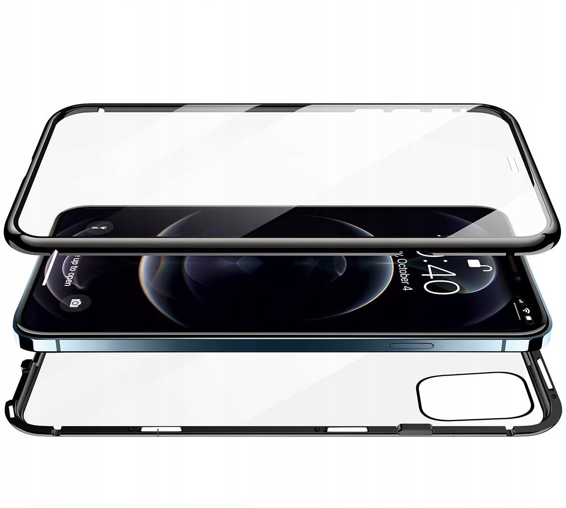 Etui Magnetyczne 360° do iPhone 13 Pro Typ ramka (bumper)