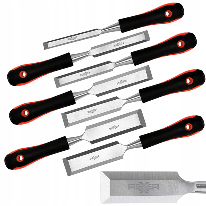 Truhlářské Dláta Na Dřevo Sada 7 Ks 10,12, 14,16, 20, 25, 32 mm